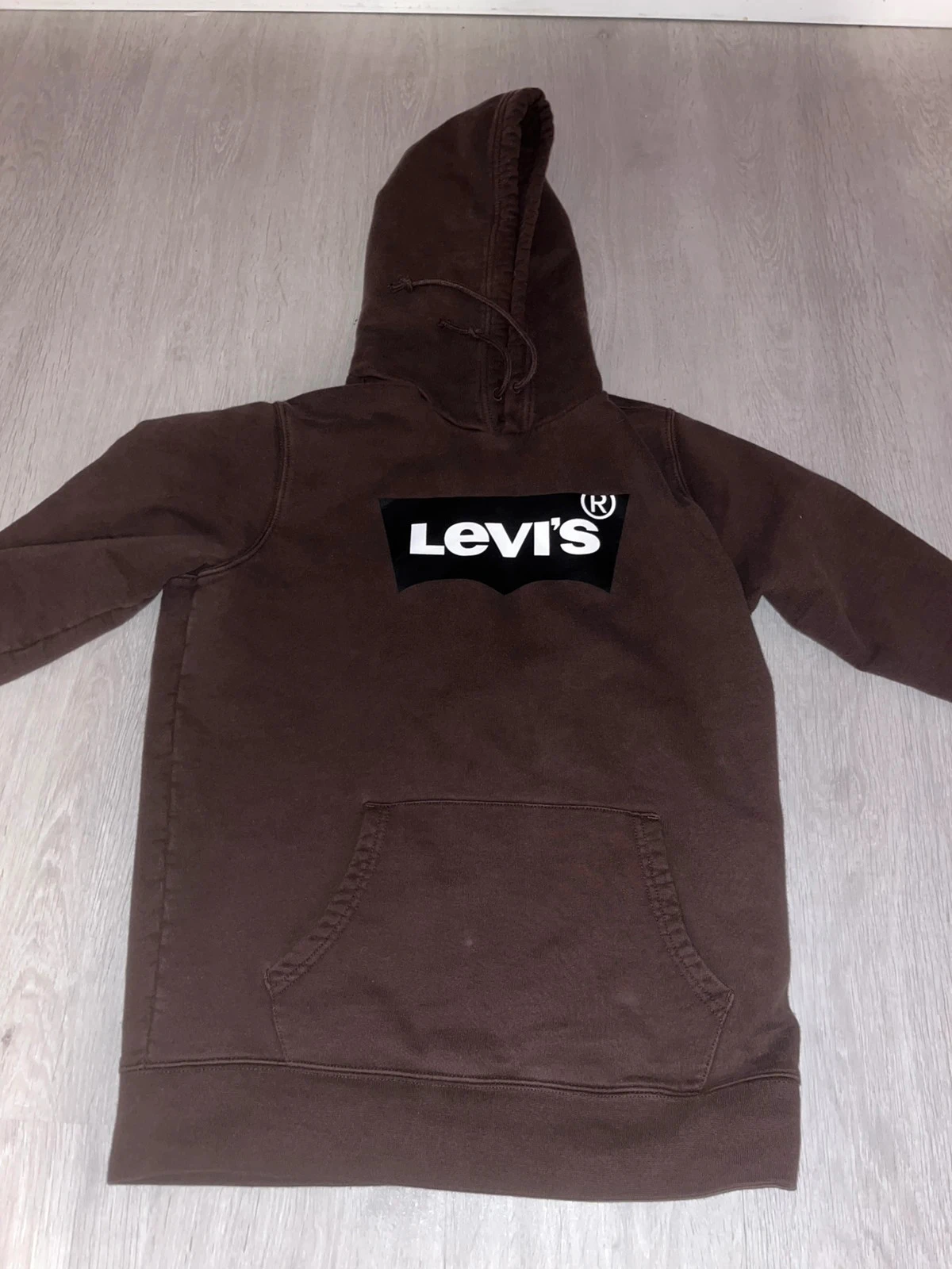 Conjunto com capuz Levi's marrom masculino tamanho S em estado impecável – photo 2